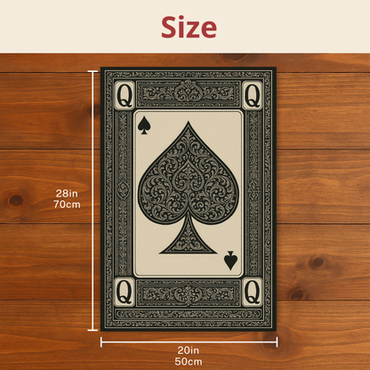 Premium Poker Rug - Ace