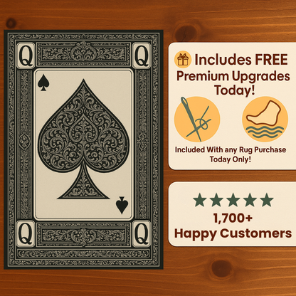 Premium Poker Rug - Ace