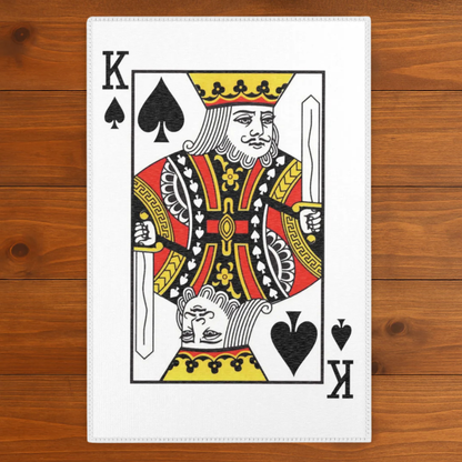 Poker Rug - King Of Spades