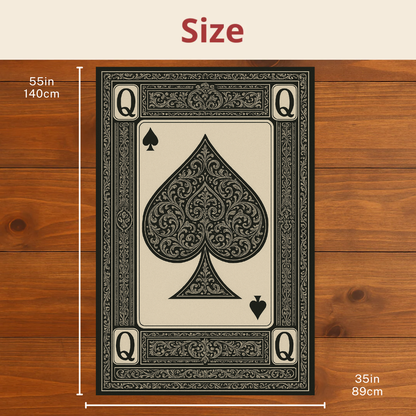Premium Poker Rug - Ace